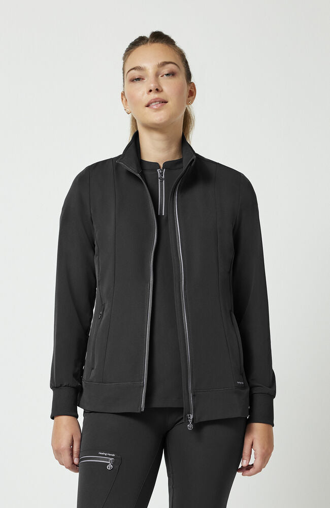 Women's Carly Stand Collar Jacket – Healing Hands