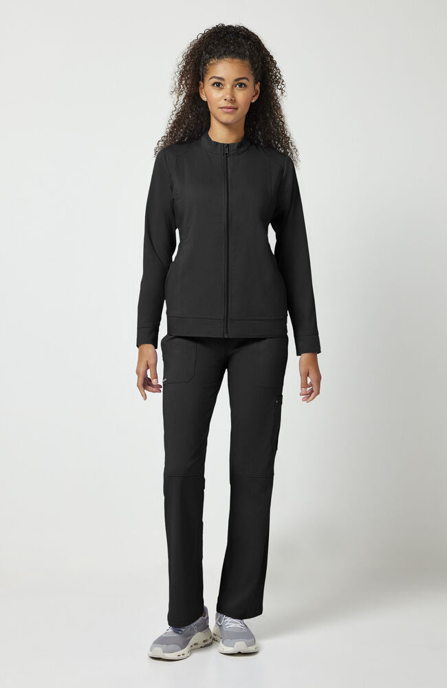Women's Dakota Zip Front Scrub Jacket – Healing Hands