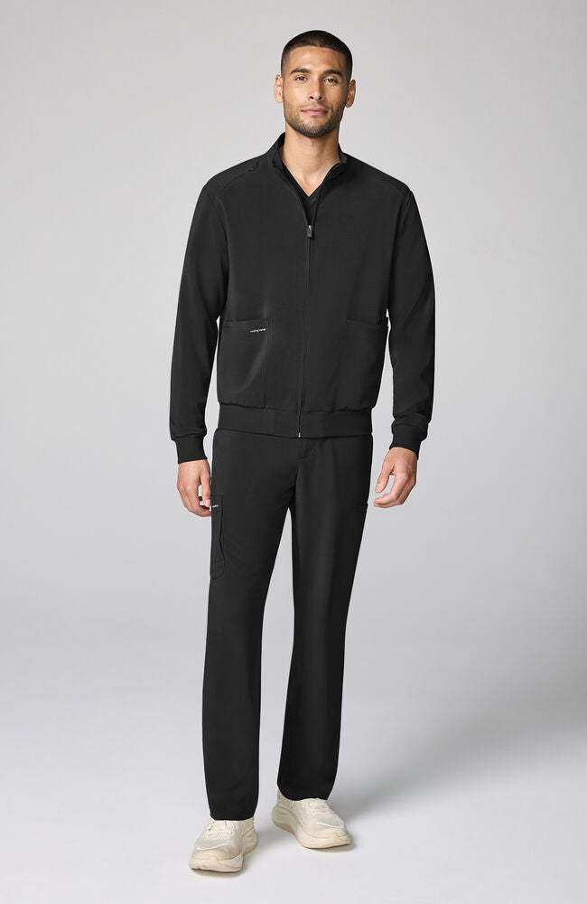 FreshService EDITOR’S JACKET&TROUSERS S Men's Hayes Zip-Front Bomber Scrub Jacket – Healing Hands