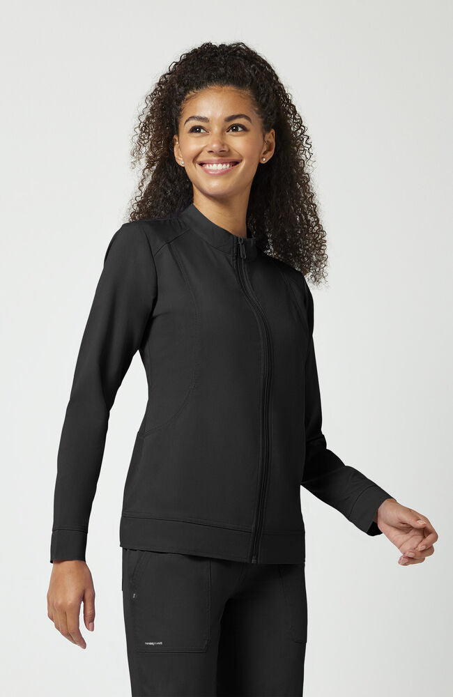 Women's Dakota Zip Front Scrub Jacket – Healing Hands