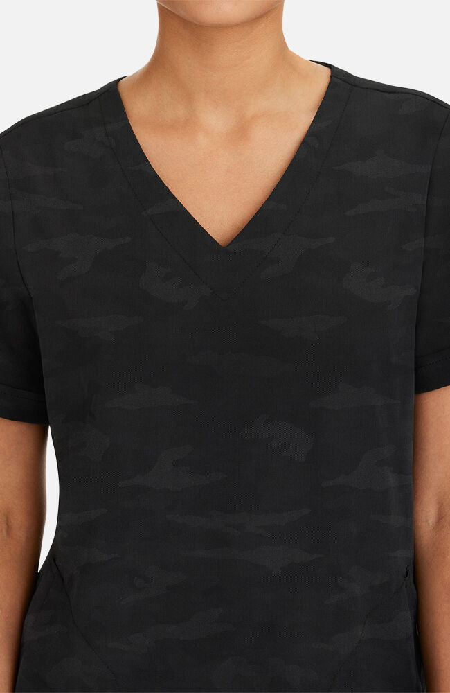 Women's Joy V-Neck Camo Scrub Top – Healing Hands