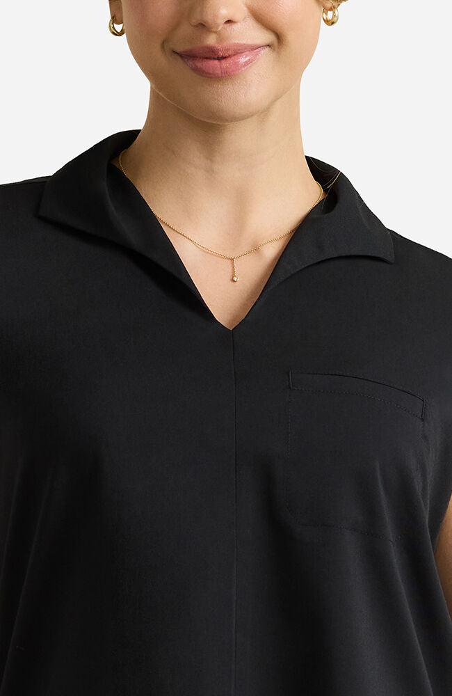 Healing Hands | Women's Jazz Collared Tuckable Scrub Top