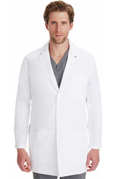 Men's Logan 35½" Lab Coat, WHT White, large
