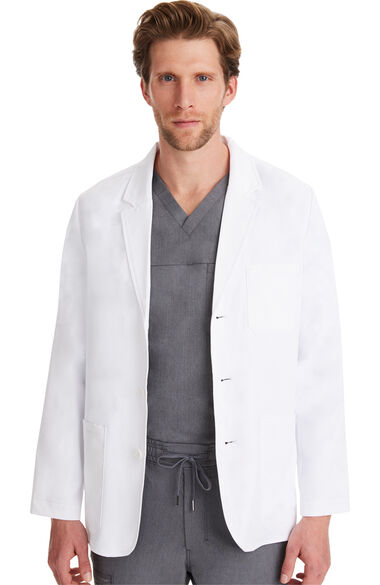 Men's Leo 30½" Lab Coat, WHT White, large