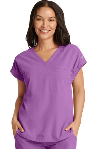 Ernkv Women's Summer Fashion Scrubs with Pocket Clearance Galaxy