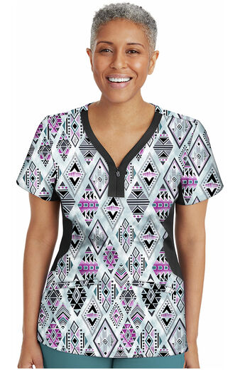 Clearance ONYX by Healing Hands Women's Averie Solid Scrub Top